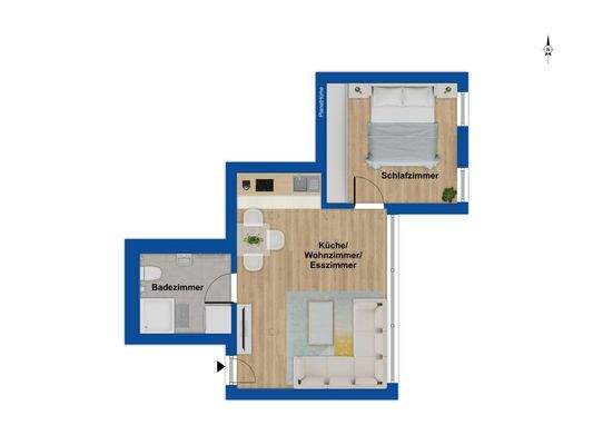 Grundriss 1. Obergeschoss