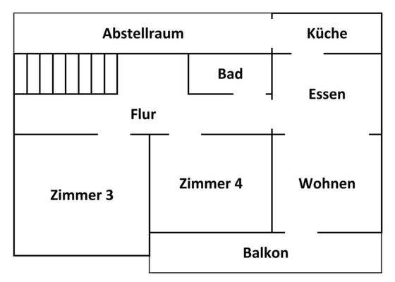 Grundriss Obergeschoss