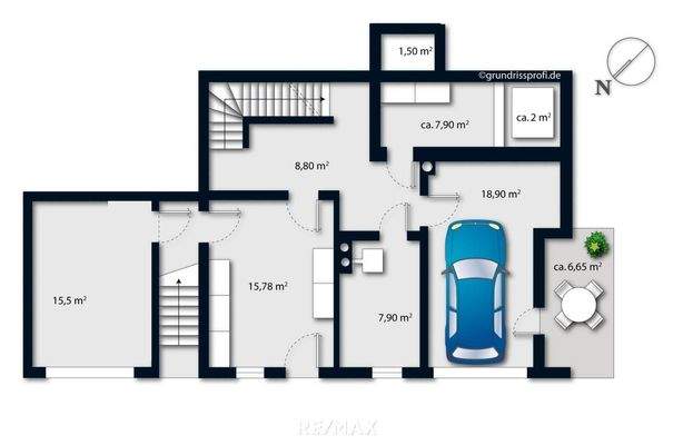 Grundrissplan Kellergeschoss