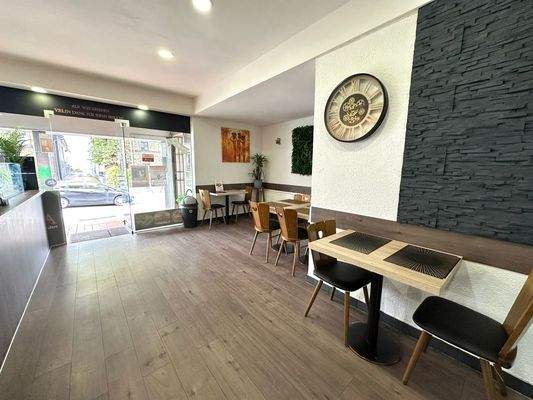 Verkaufsraum im Imbiss