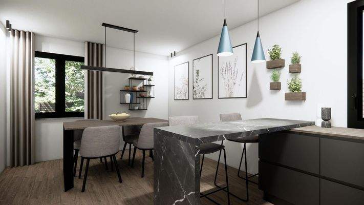 Wohnung 2 - Küche/Essbereich