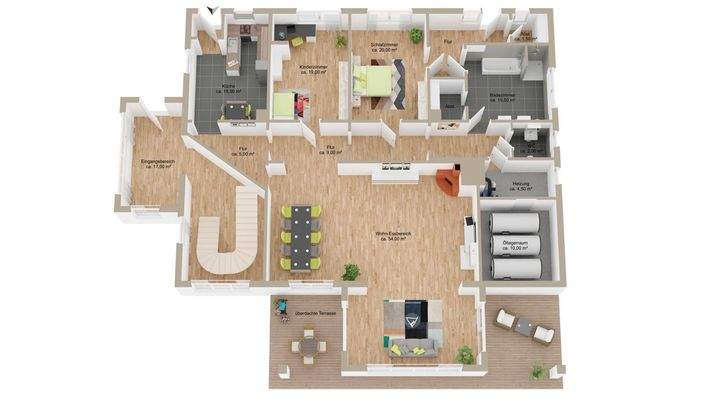 Grundriss Erdgeschoss