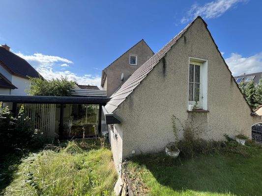 Blick auf Wintergarten