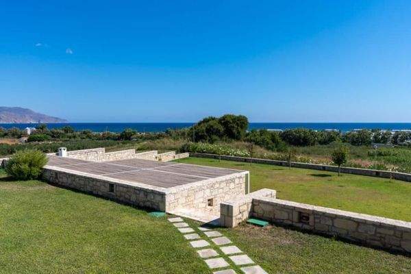 Kreta, Asprouliani: Schönes Haus in toller Anlage mit Meerblick zu verkaufen