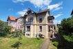 Frontansicht der Fachwerkvilla