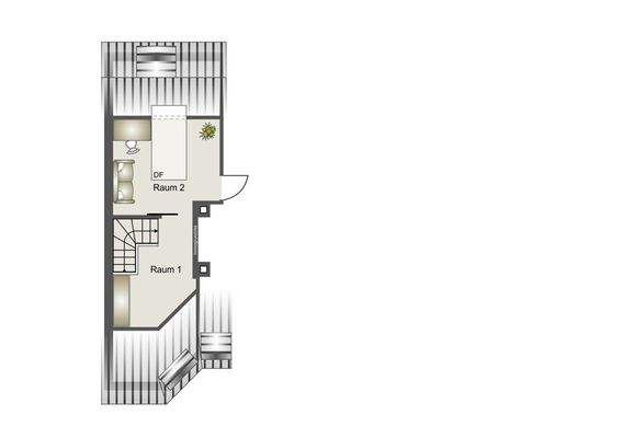 Grundriss Spitzboden