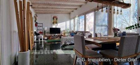 Der Wohn- Essbereich 