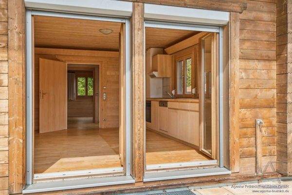 Außensicht in die Küche