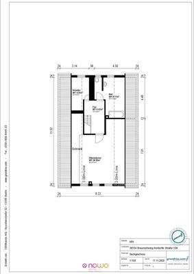 Grundriss DG bemaßt
