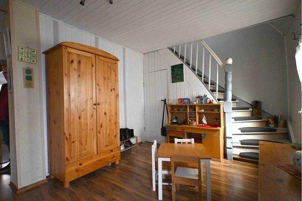 Eingangssituation und Treppenhaus