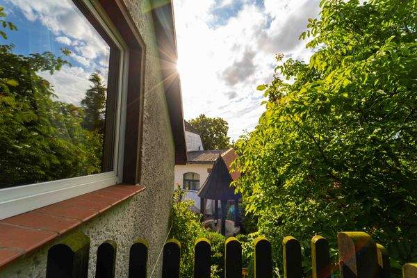 Blick v. Balkon Gästehaus linke Seite
