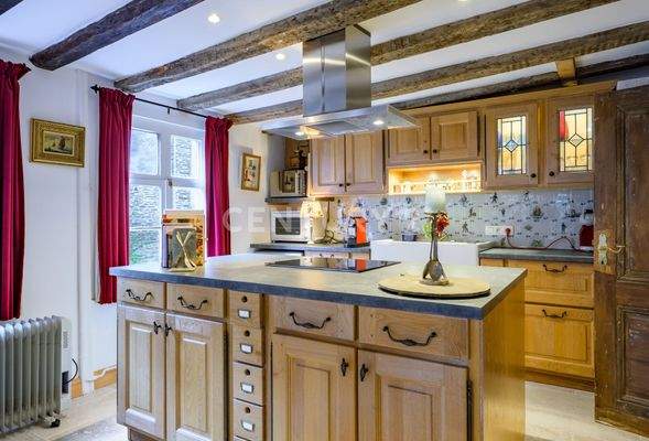 EG. offene Küche mit Kochinsel