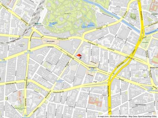 Geolyzer Kartenausschnitt