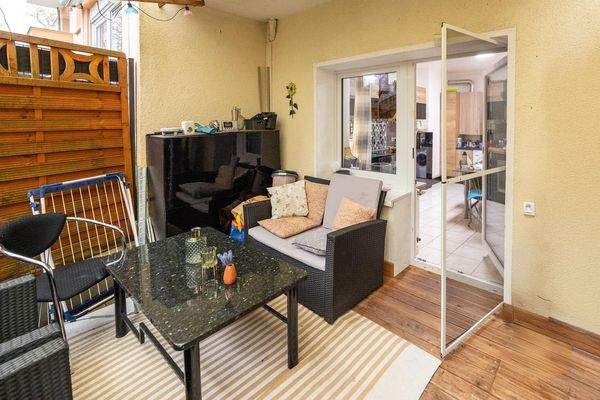 überdachte Terrasse