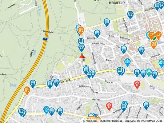 Geolyzer Kartenausschnitt