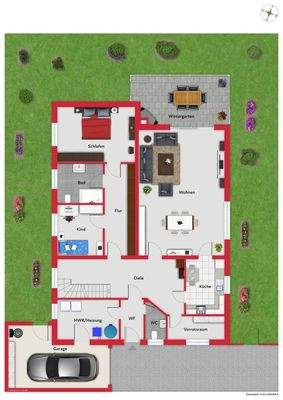 Grundriss Erdgeschoss