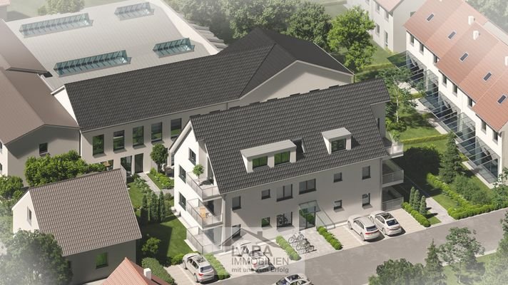 MFH Straßenansicht Vogelperspektive