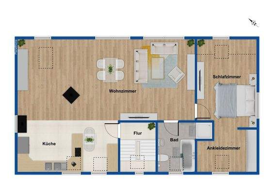 Grundriss Dachgeschoss 