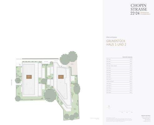 Übersicht Haus 1 und 2