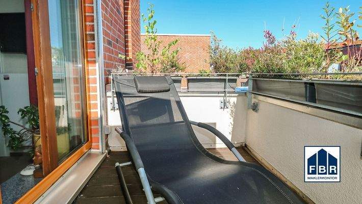 Blickgeschützter Balkon