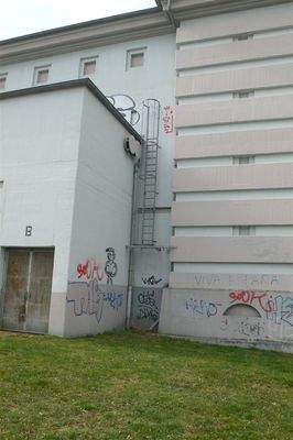 Nahaufnahme der Gebäudehülle