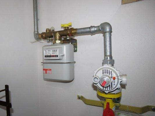 öffentlicher Gasanschluss