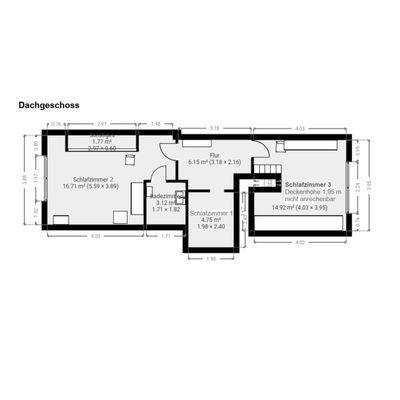 Grundriss Obergeschoss