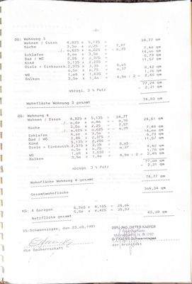 Wohnflächenberechnung