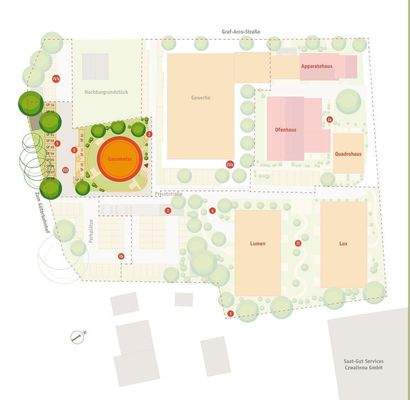 Quartier Leuchtgaswerk N°1® Lage des Objektes auf dem Grundstück