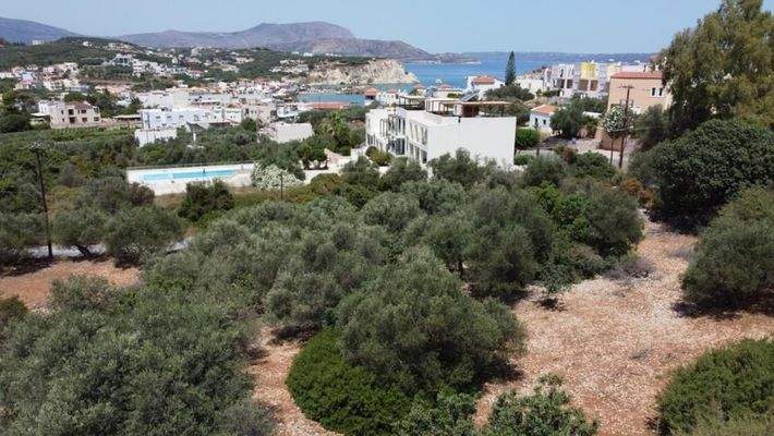 Kreta, Almyrida: Kleines Einfamilienhaus in fußläufiger Entfernung zum Strand mit Gemeinschaftspool