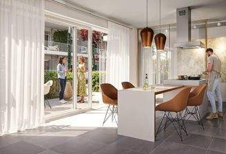 Große Fensterfronten sorgen für Helligkeit