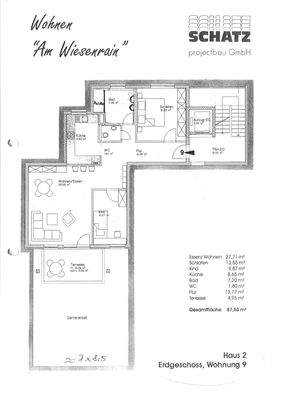 Grundriss Wohnung Nr.9