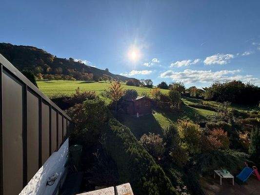 Ausblick von Balkon Zi. 1 u. Zi. 2 