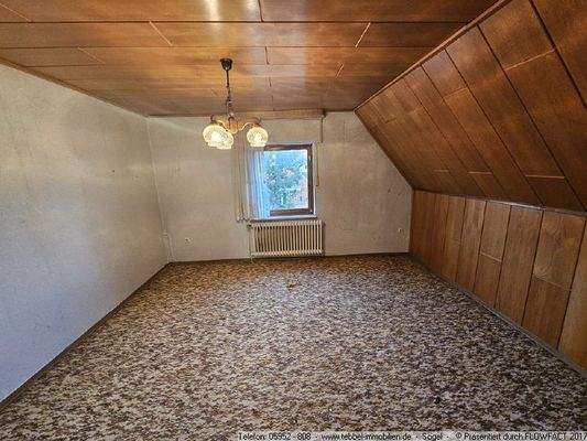 Schlafzimmer II im Dachgeschoss