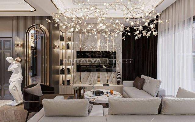 New Triplex Houses with Private Pool in Alanya