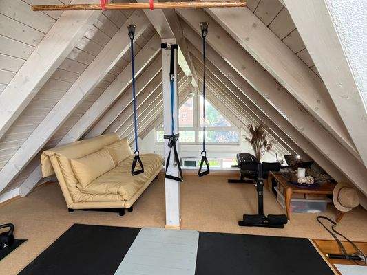 Ausgebaute Galerie...