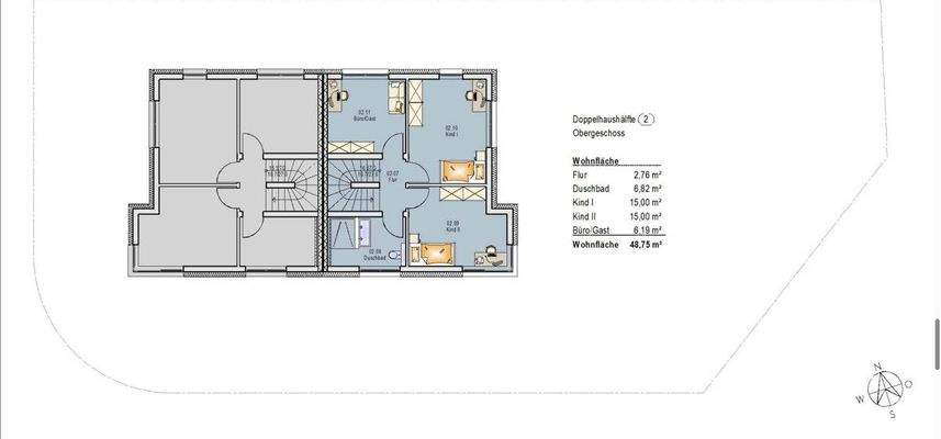 Grundriss Obergeschoss