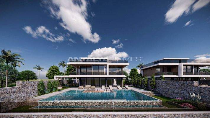 Investment 2+1, 4+1 and 5+1 Villas in Kas Kalkan Center