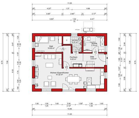 Grundriss Erdgeschoss