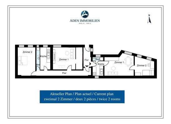 Option zweimal 2-Zi.