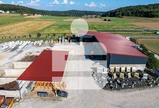 Halle und überdachte Lagerfläche