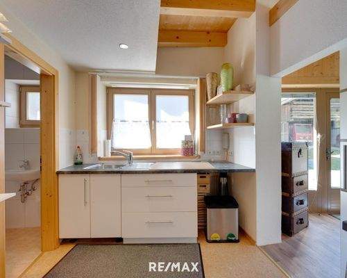 Küchenbereich im Zubau