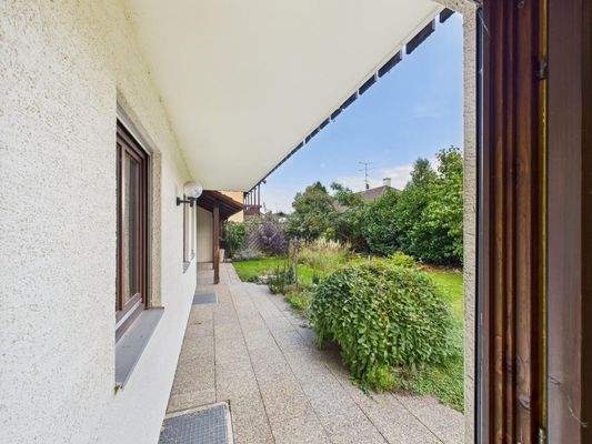 Terrassenansicht Wohnzimmer