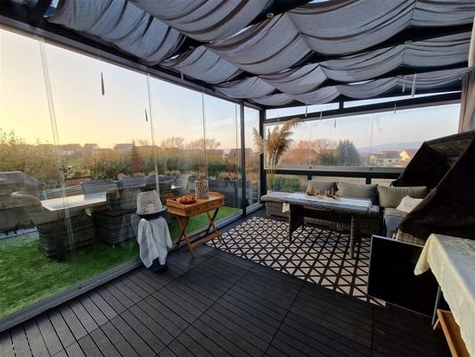 Wintergarten mit Ausblick