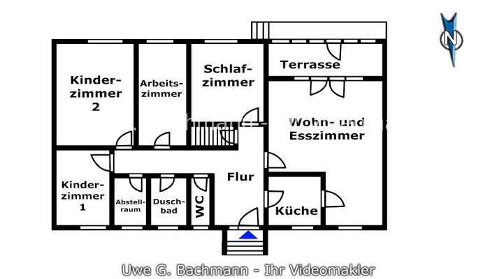 Grundriss EG - Skizze ohne Maßstab