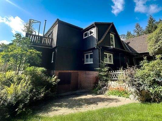 Rückseite des Hauses