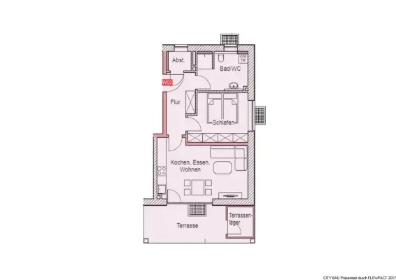 Grundriss 2 Zimmer Wohnung.webp