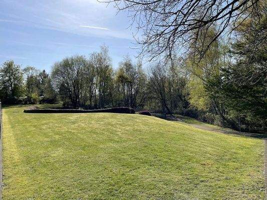 Viel Natur herum. Unweit