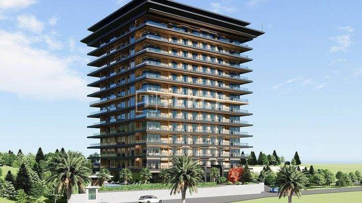 Elegant Real Estate 300 M from the Sea in Alanya Tosmur