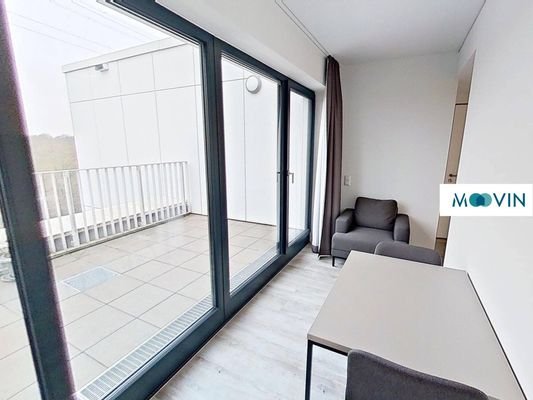 Ansicht II: Ess-/Wohnzimmer